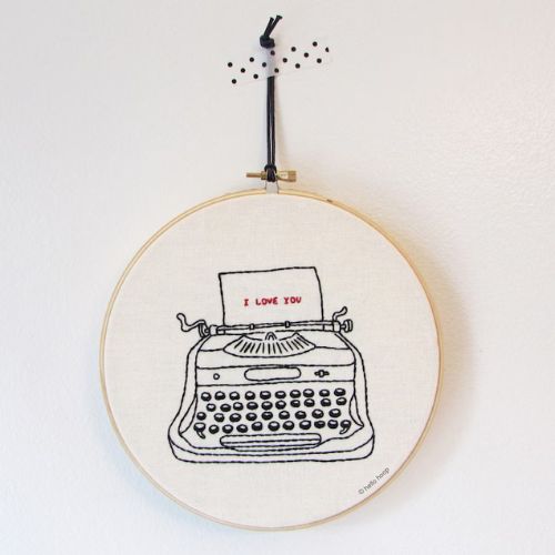 Typewriter pattern on Etsy