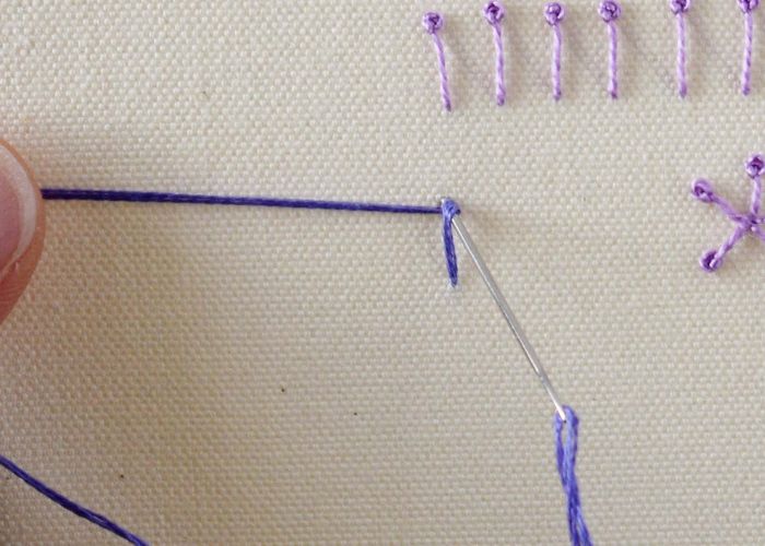 Pistil stitch Step3