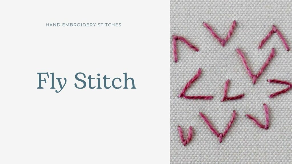 Fliegenstich-Stickerei