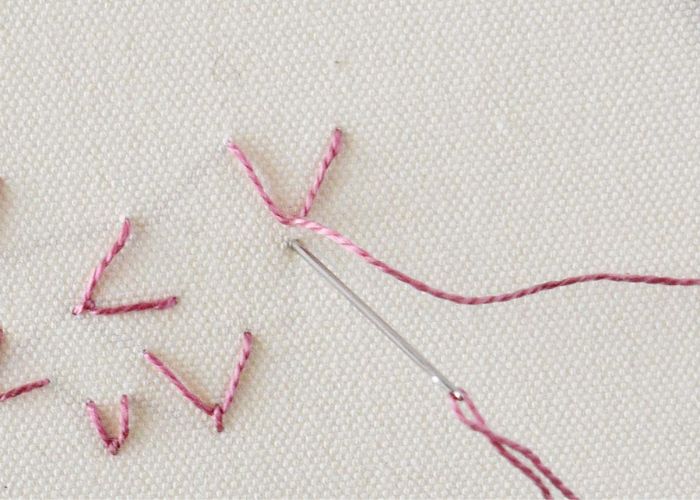 Fliegenstich Schritt 3