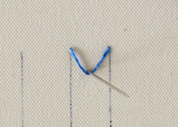 Verbundener Fliegenstich Step2