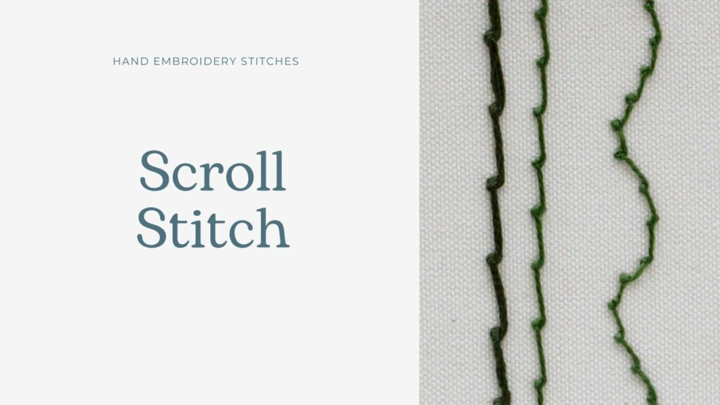 Scroll Stitch Embroidery