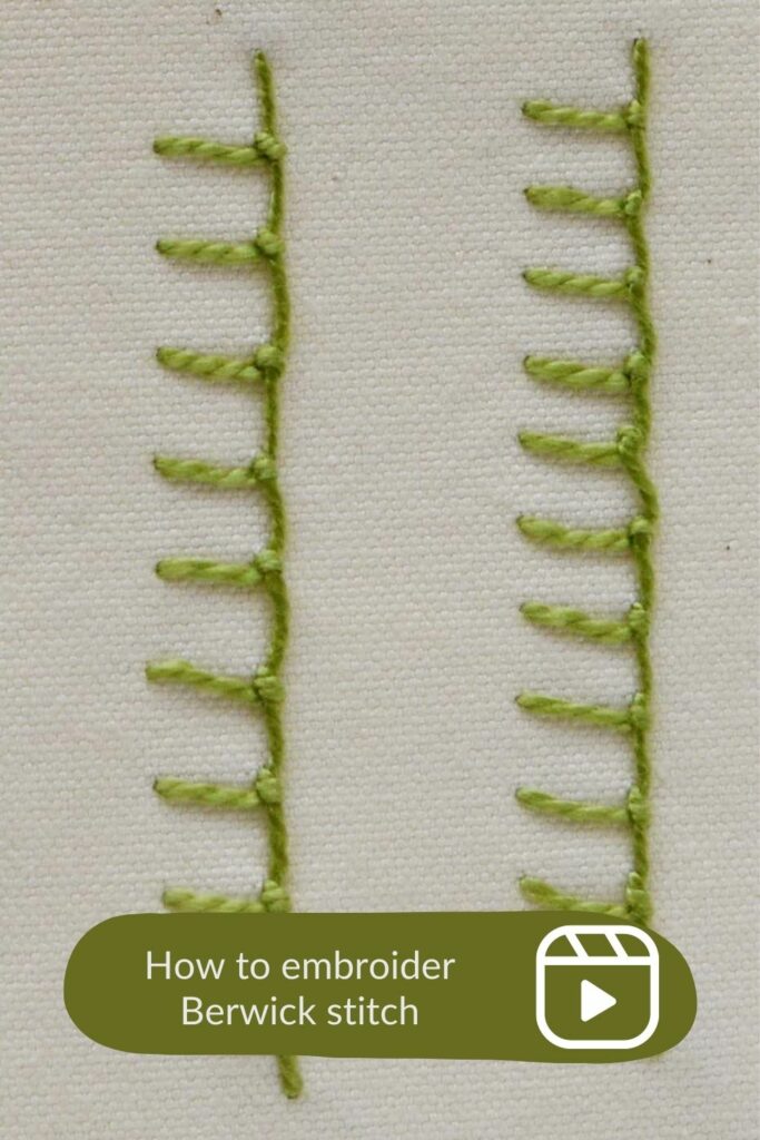 Berwick stitch Embroidery PIN