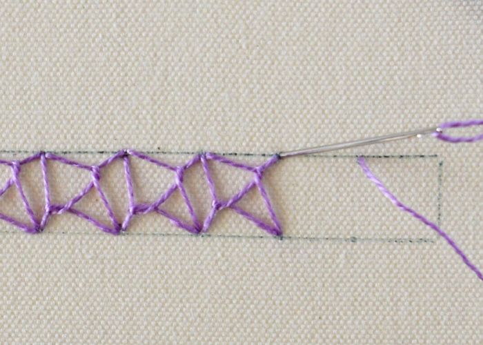 Östlicher Stich Schritt 6