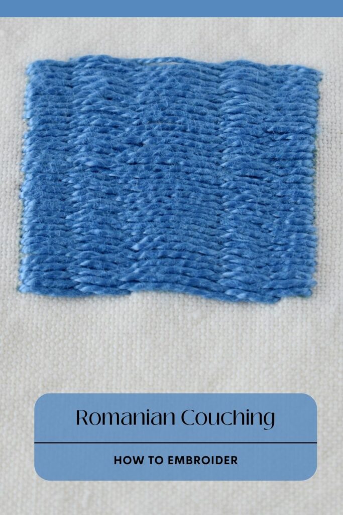 Gorgeous Surface Texture with Romanian Couching PIN image
