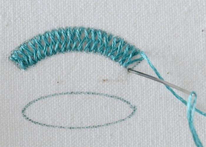 Otomi Stitch embroidery Step-by-step instructions 6 image