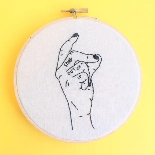 Snap Out Of It - beginner hand embroidery pattern on Etsy